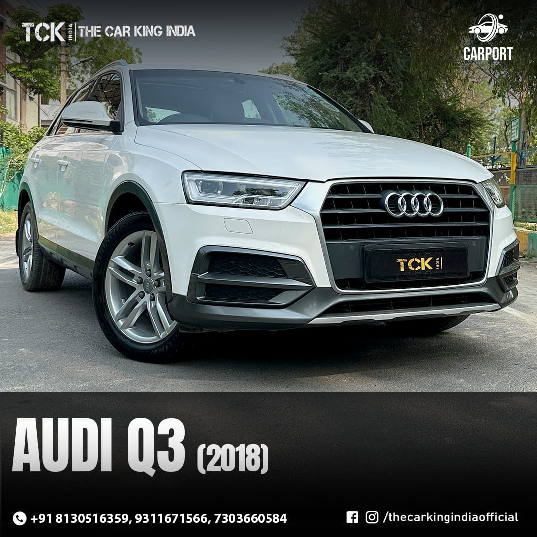Used AUDI Q3 2018 white - photo 2