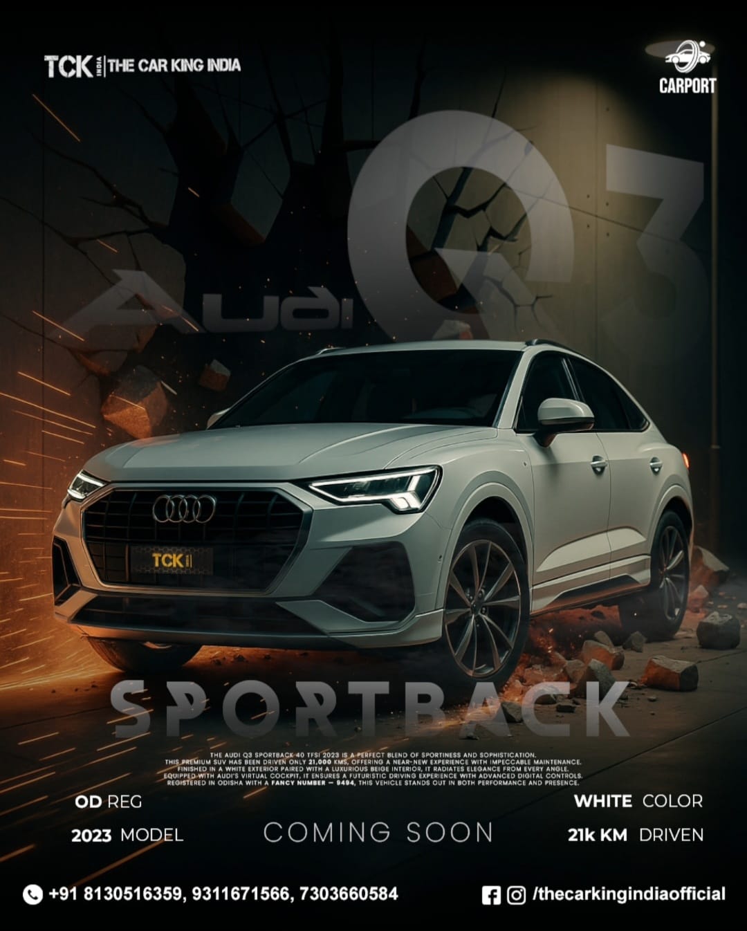 AUDI Q3 SPORTBACK 40 TFSI 2023