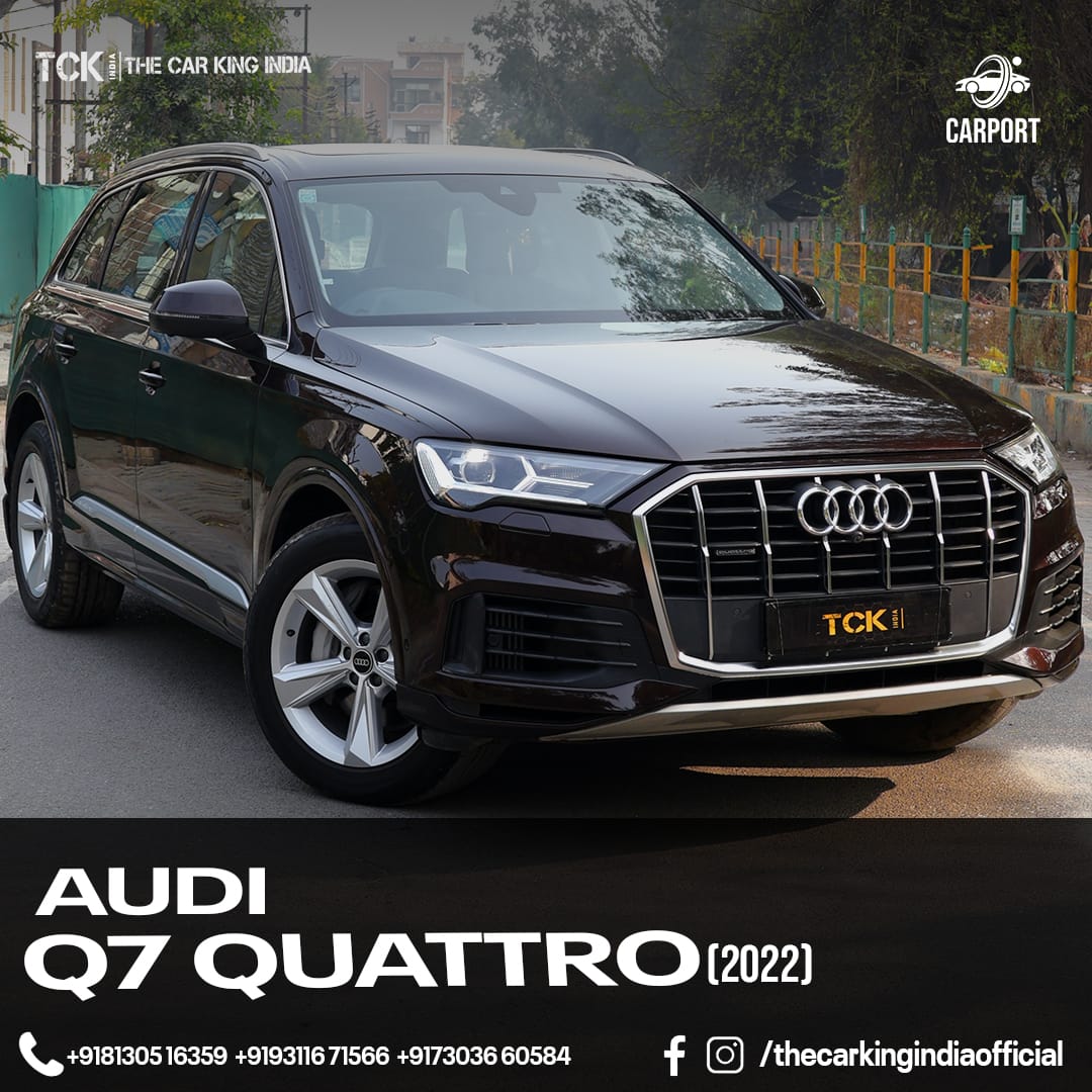 Used AUDI Q7 55 TFSI QUATTRO 2022 brown - photo 1