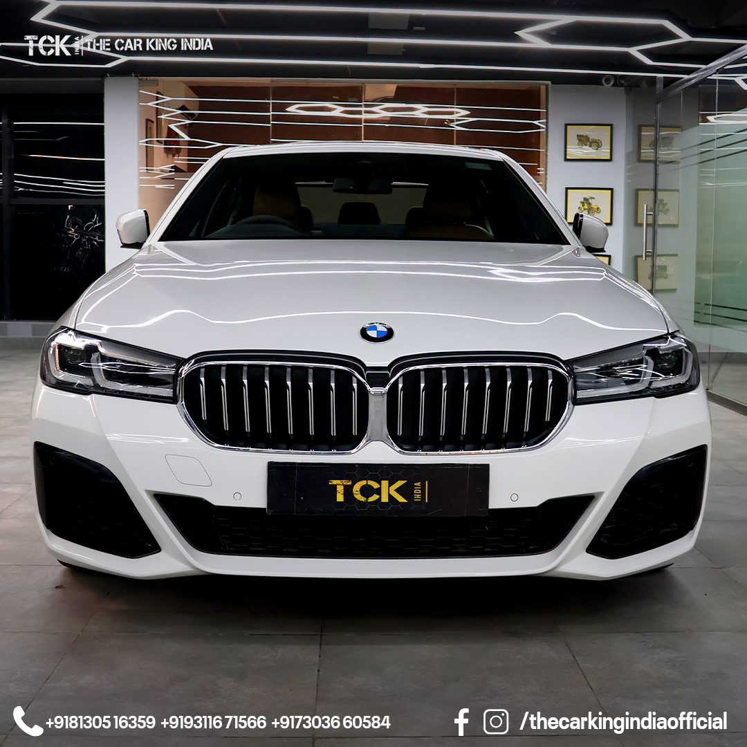 Used BMW 530I M SPORTS FACELIFT 2022 white - photo 3