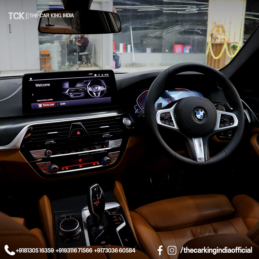 Used BMW 530I M SPORTS FACELIFT 2022 white - photo 6