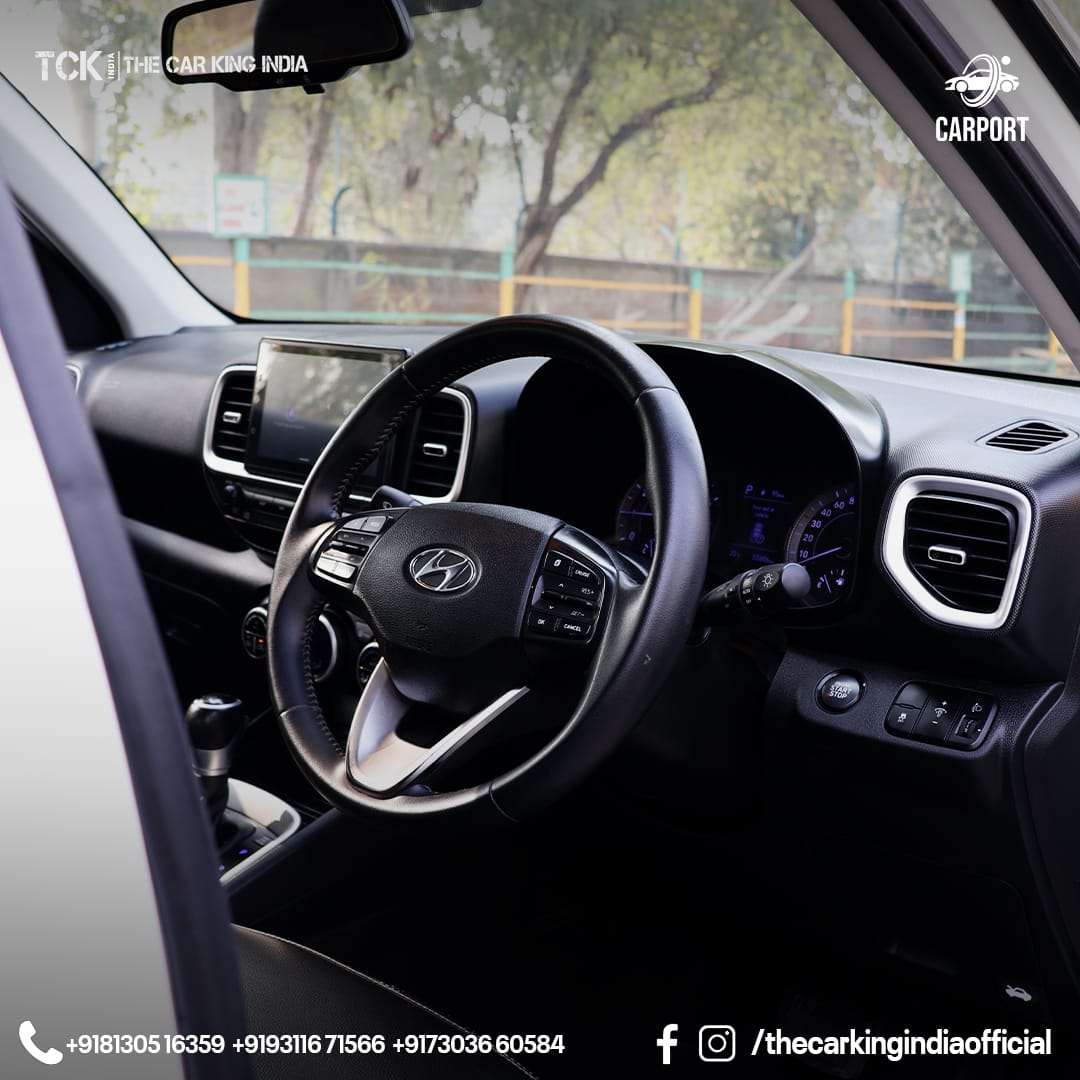 Used HYUNDAI VENUE DCT SX+ AT 2019 silver - photo 4