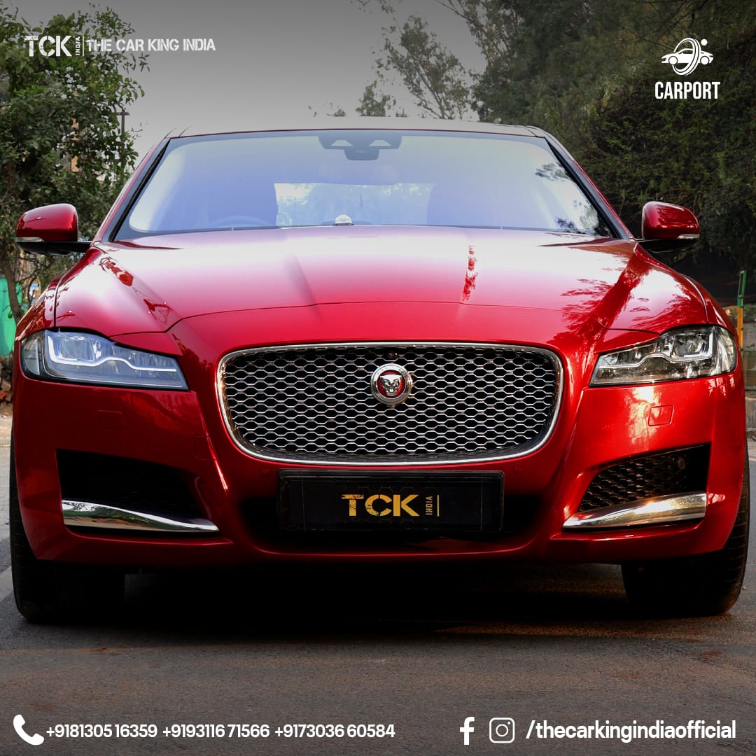 Used JAGUAR XF 2.0L PORTFOLIO 2018 red - photo 1