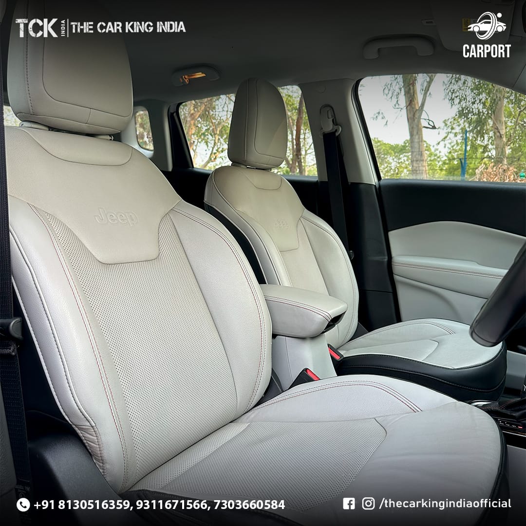 Used JEEP COMPASS 2018 white - photo 8