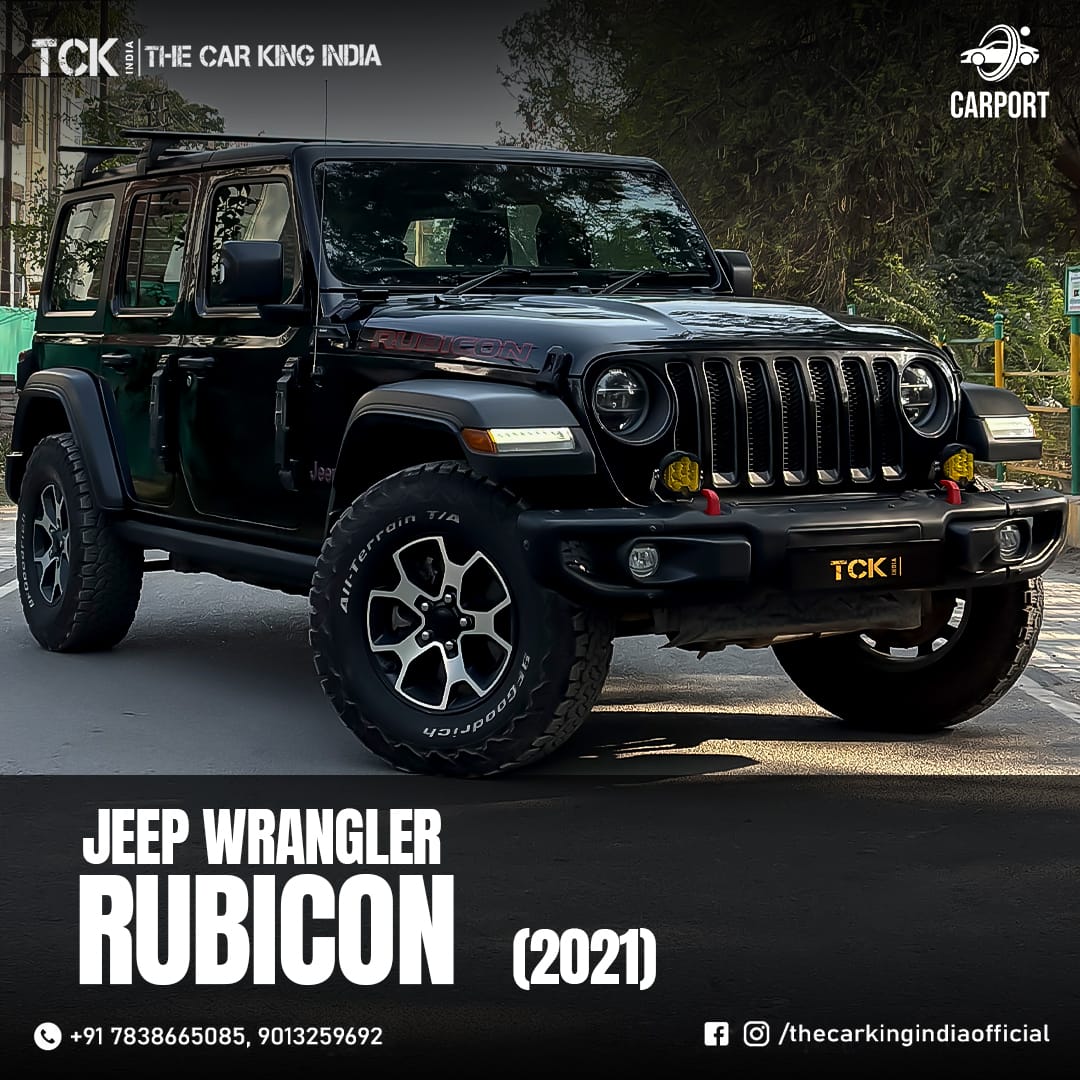 Used JEEP WRANGLER RUBICON 2021 black - photo 1