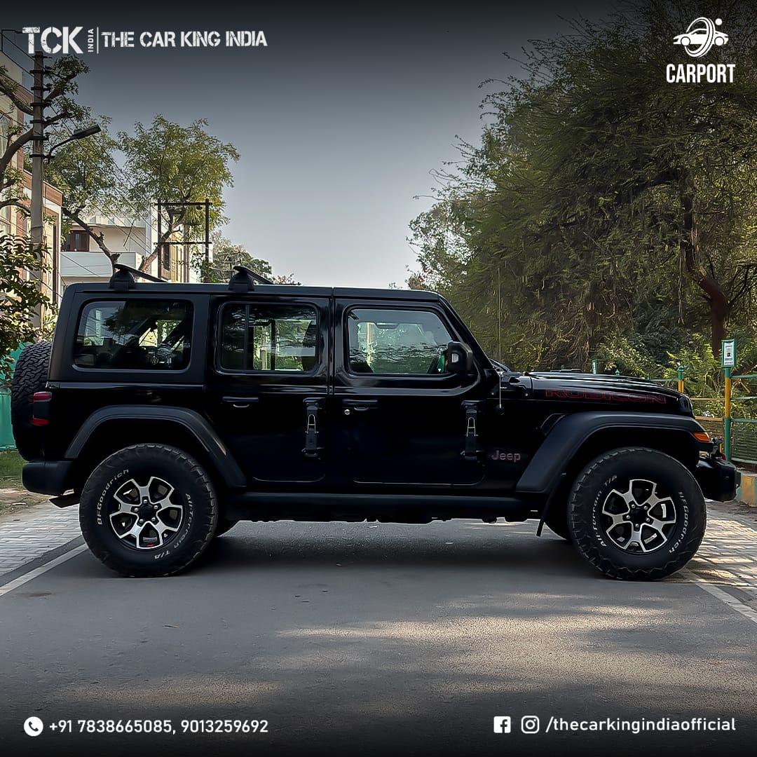 Used JEEP WRANGLER RUBICON 2021 black - photo 2