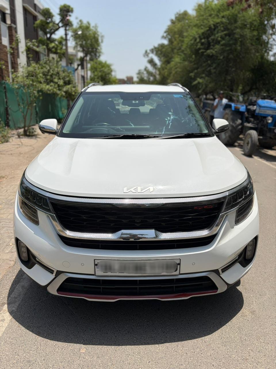 Used KIA SELTOS 2023 DCT GTX PLUS AT white - photo 1