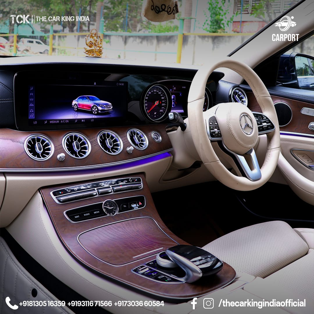Used MERCEDES BENZ E CLASS 2019 blue - photo 5