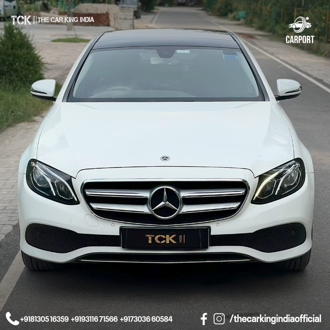 Used MERCEDES BENZ E CLASS EXCLUSIVE 2021 white - photo 1