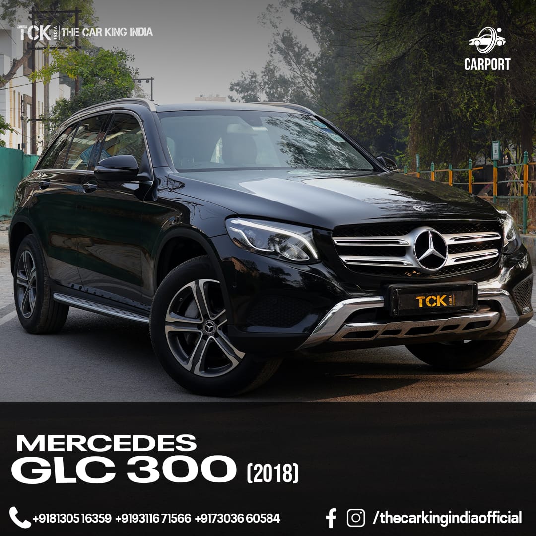 Used MERCEDES BENZ GLC 300 2018 black - photo 1