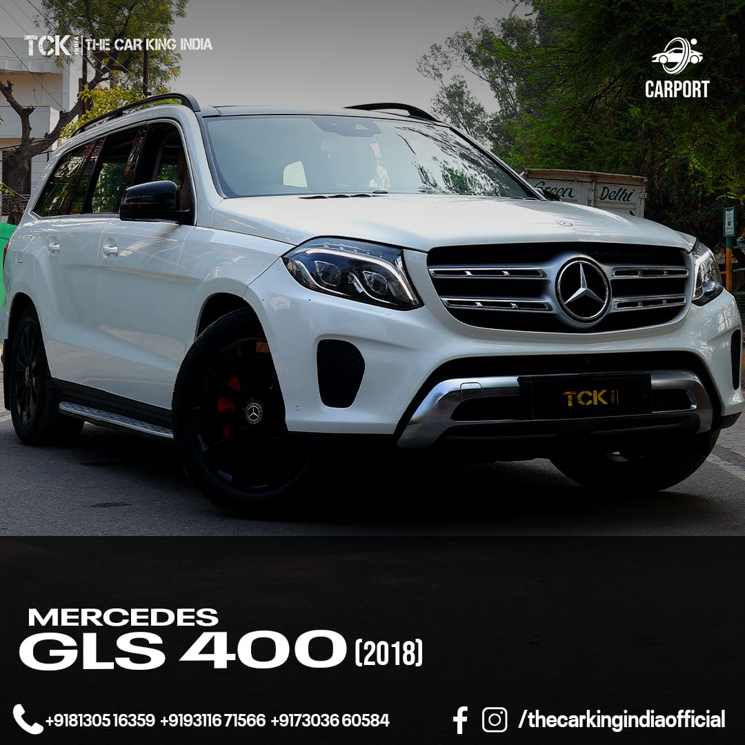 Used MERCEDES BENZ GLS 400 2018 white - photo 1