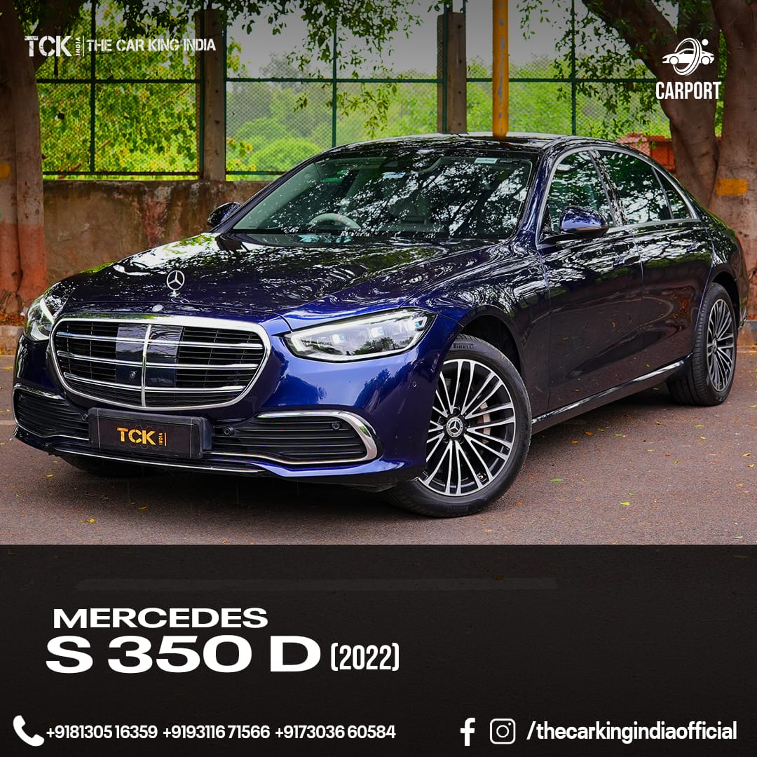 Used MERCEDES BENZ S CLASS 2022 blue - photo 1