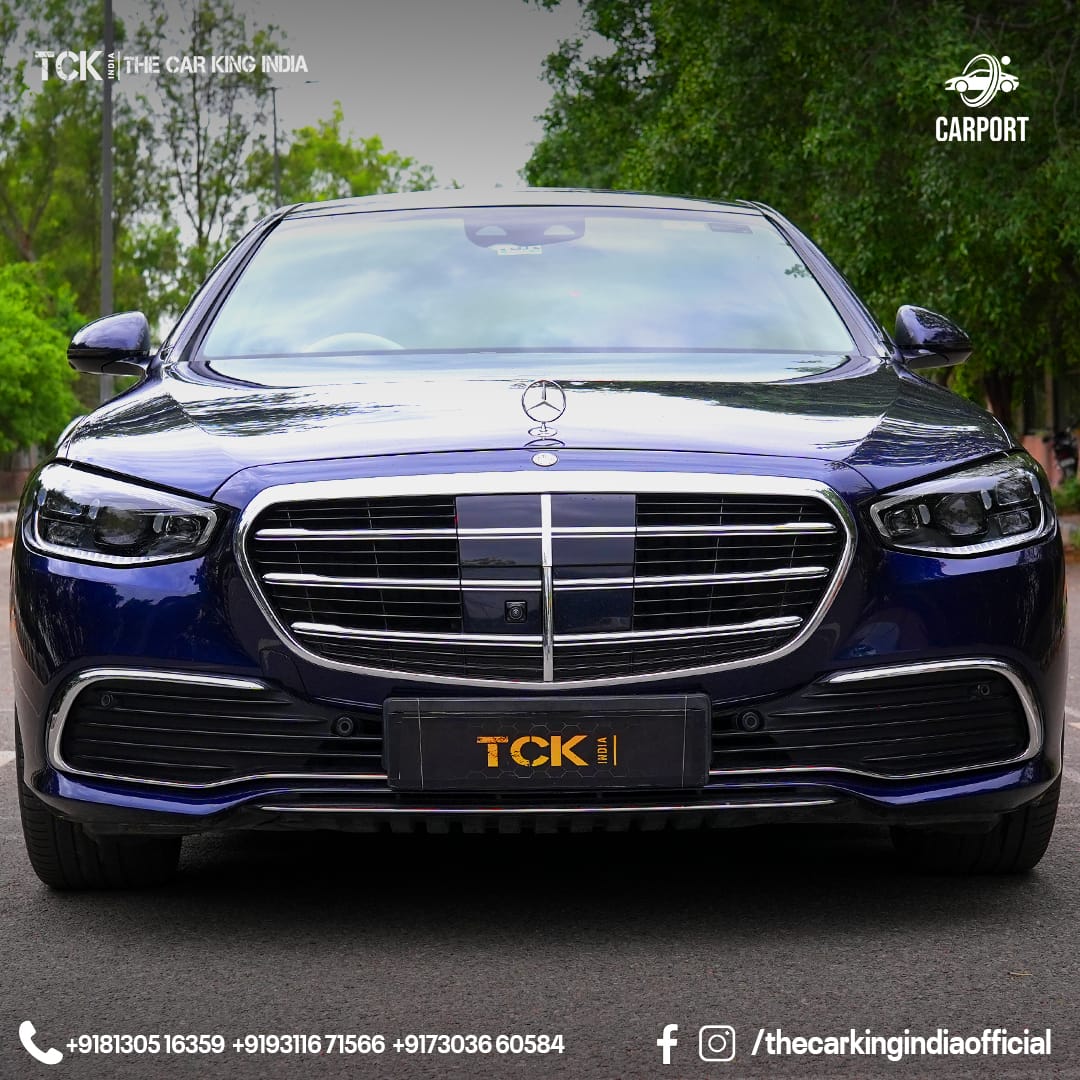 Used MERCEDES BENZ S CLASS 2022 blue - photo 2