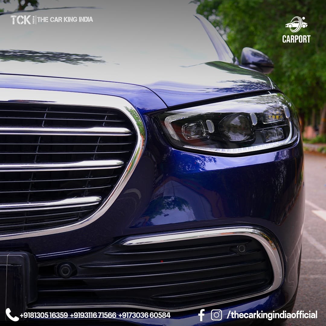 Used MERCEDES BENZ S CLASS 2022 blue - photo 3