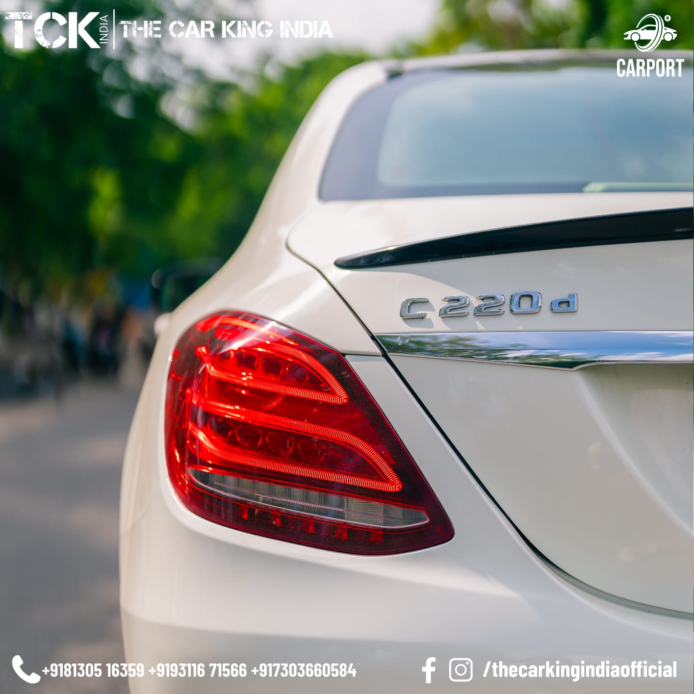 Used MERCEDES C220D 2018 white - photo 4