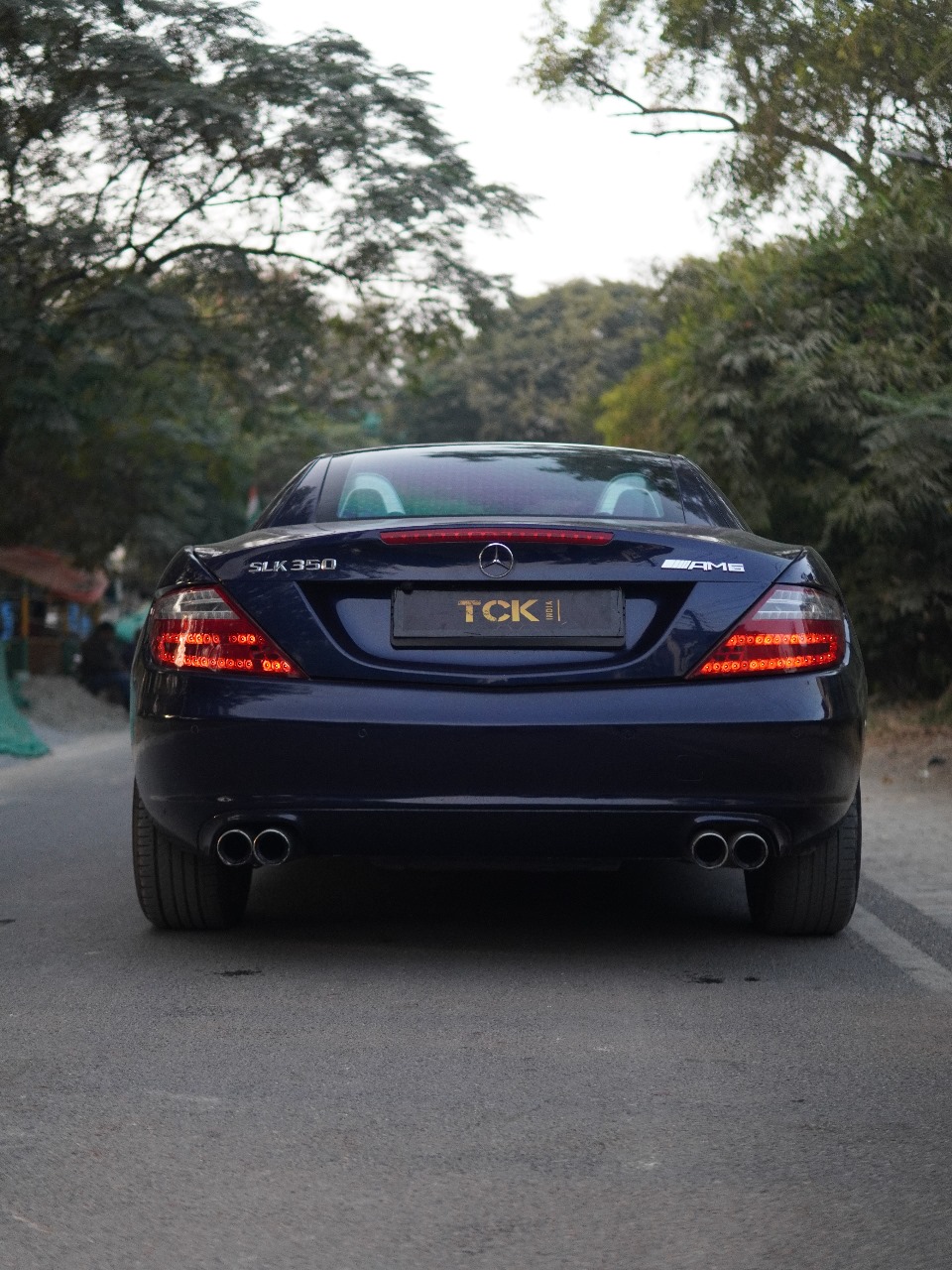 Used MERCEDES SLK 2012 blue - photo 5