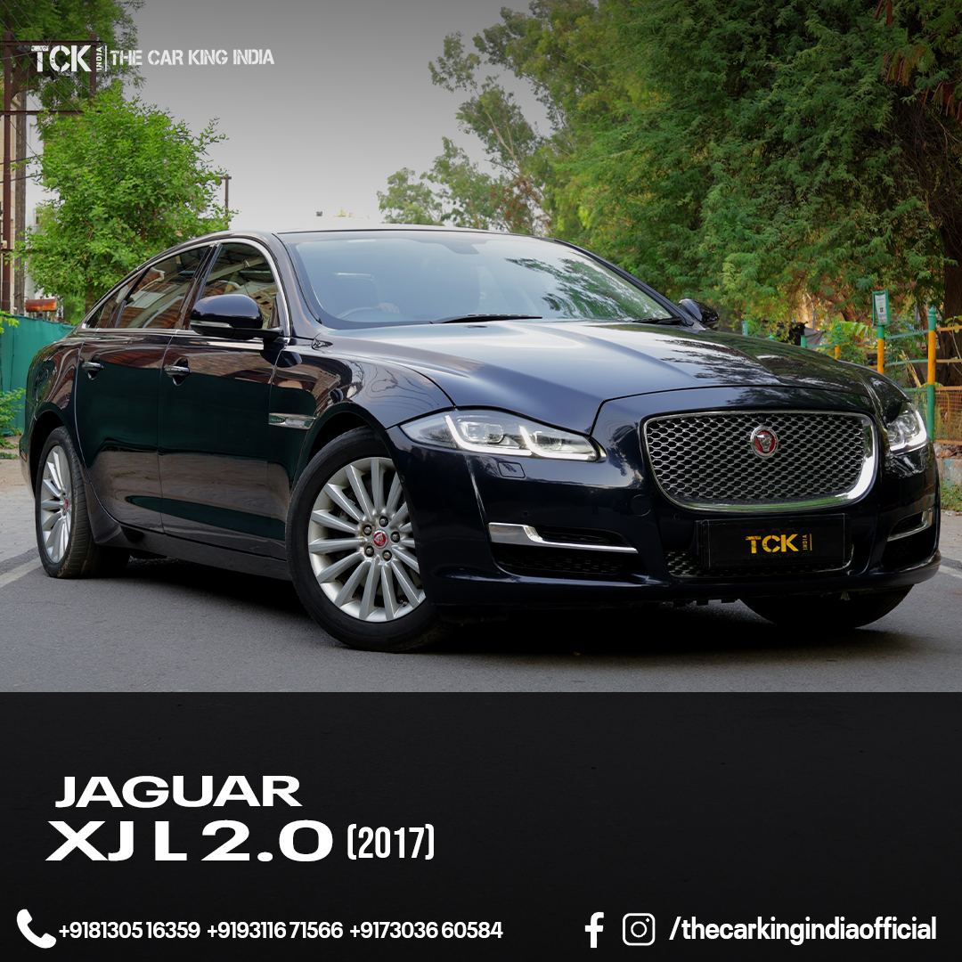 Used NEW SHAPE JAGUAR XJL 2.0 PORTFOLIO 2017 blue - photo 1