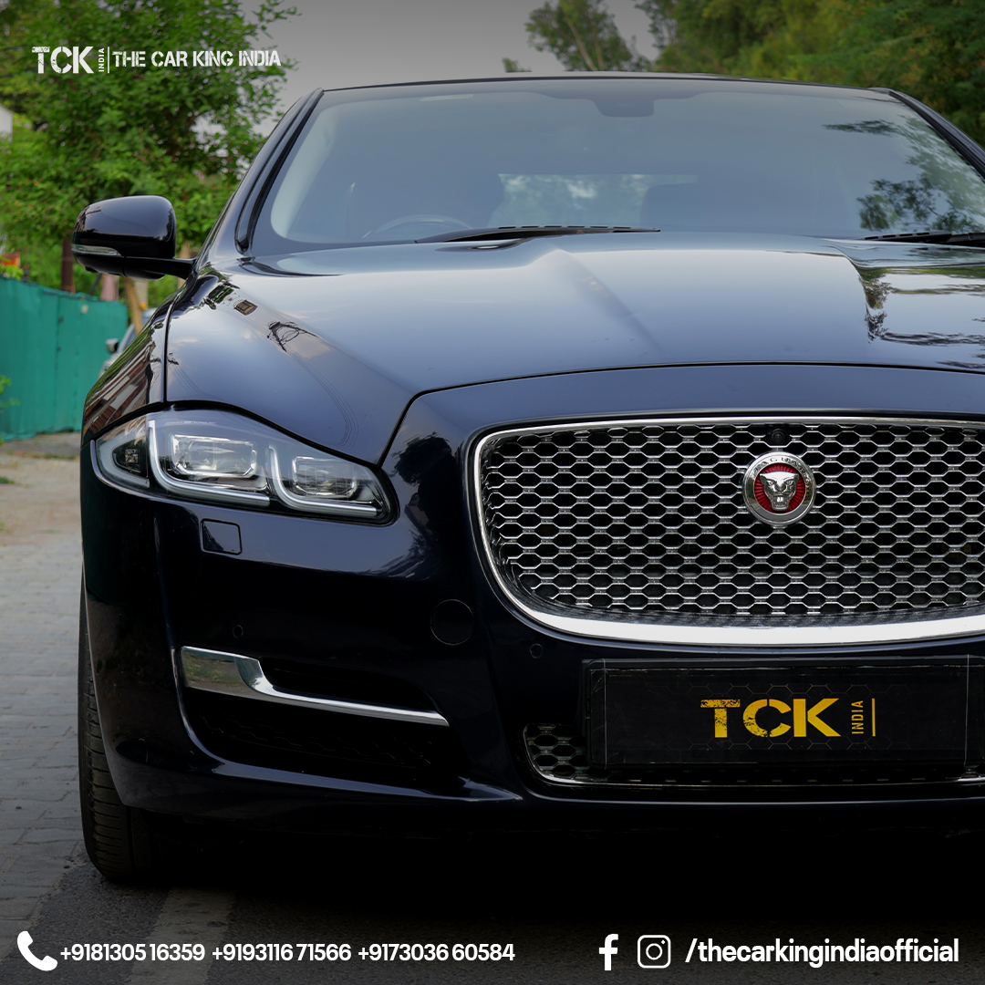 Used NEW SHAPE JAGUAR XJL 2.0 PORTFOLIO 2017 blue - photo 2