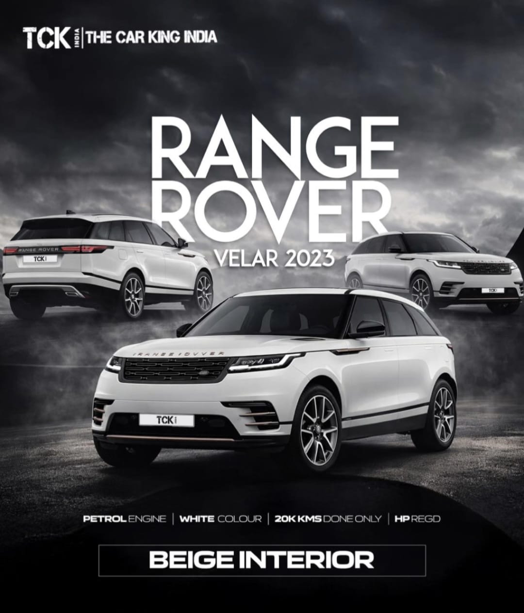 Used RANGE ROVER VELAR 2023 white - photo 1