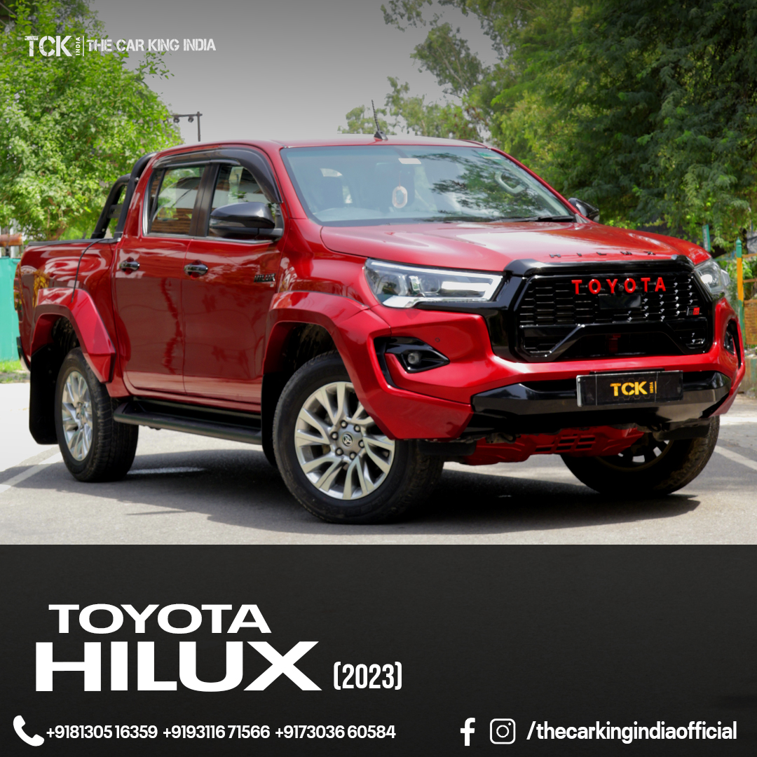 Used TOYOTA HILUX (HIGH AT 4*4) 2022 red - photo 1
